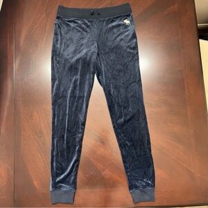 Abercrombie Kids Dark Blue Velour Joggers